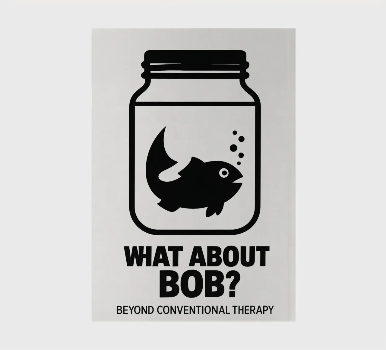 What About Bob Print notebook by MoviesArt