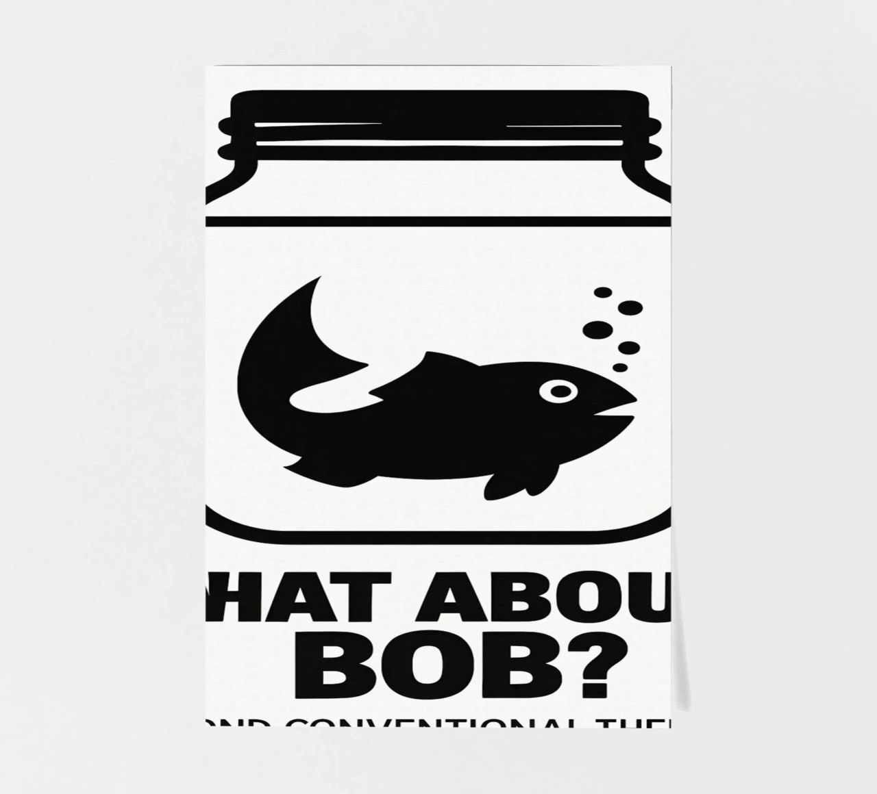 What About Bob Print foglio adesivo da MoviesArt