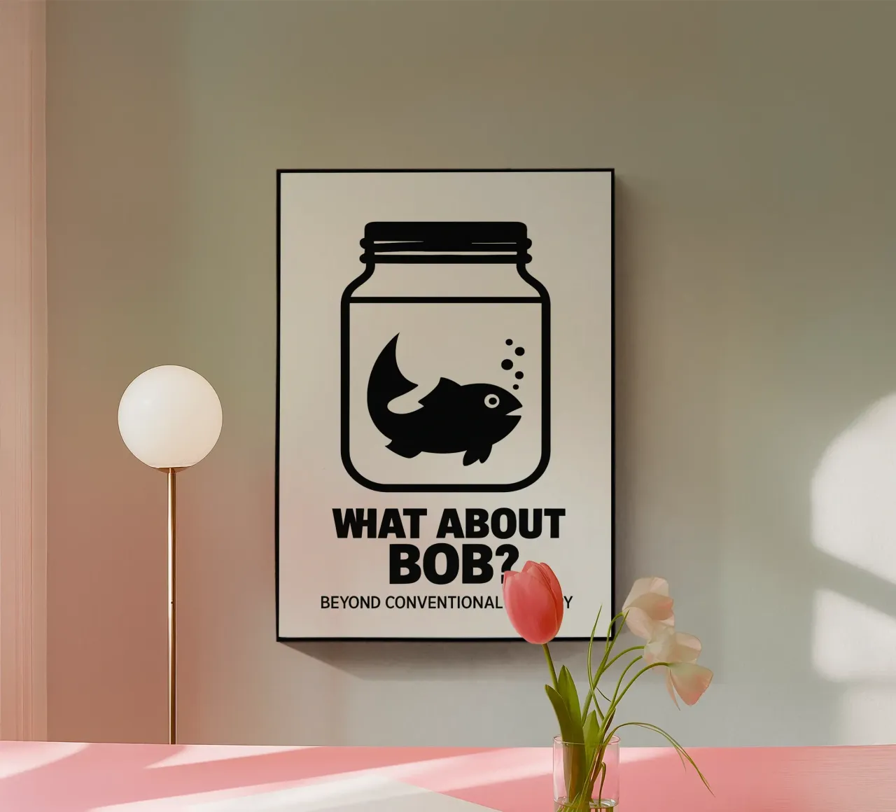 What About Bob Print plexiglass da MoviesArt