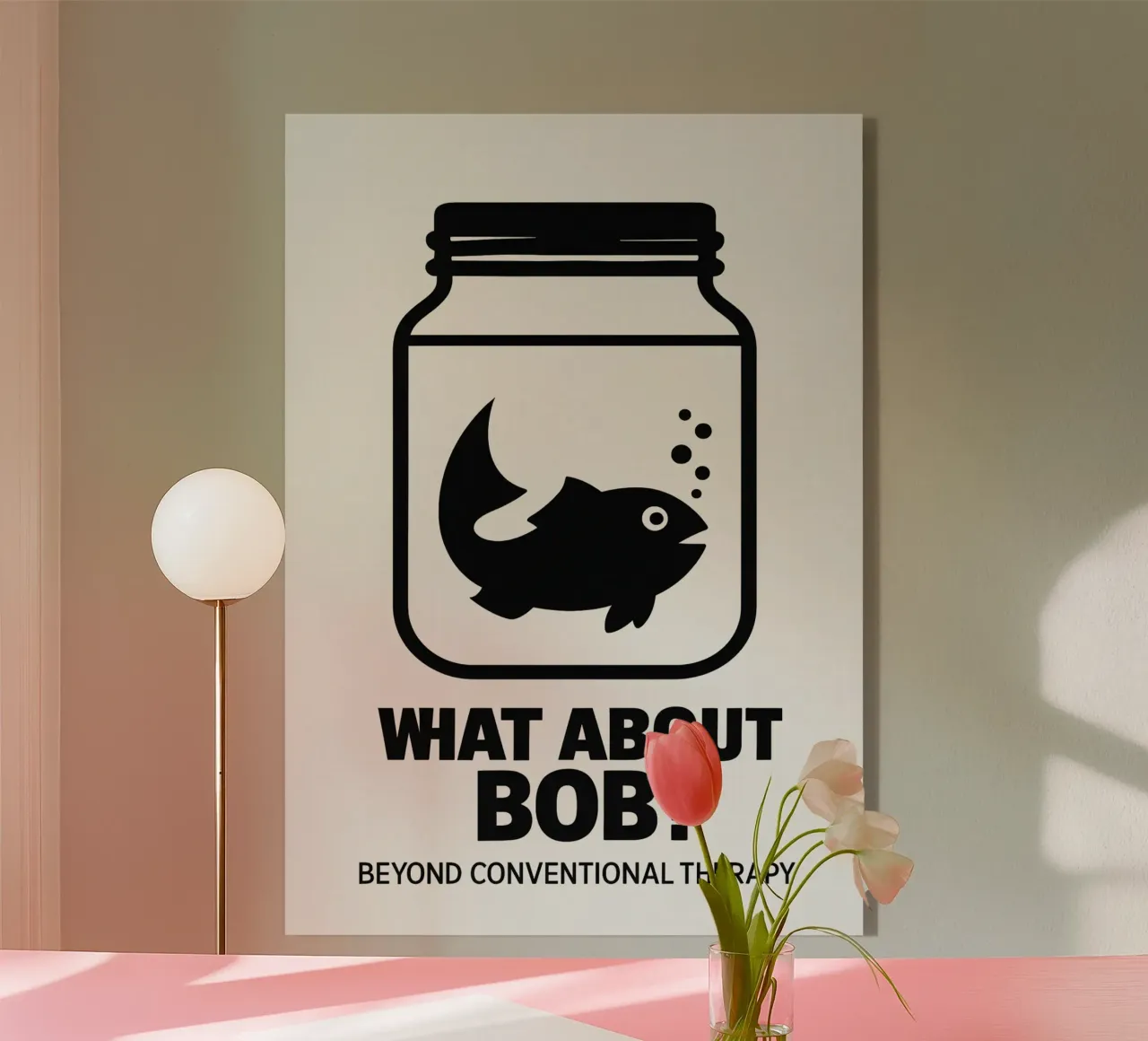 What About Bob Print plexiglass da MoviesArt