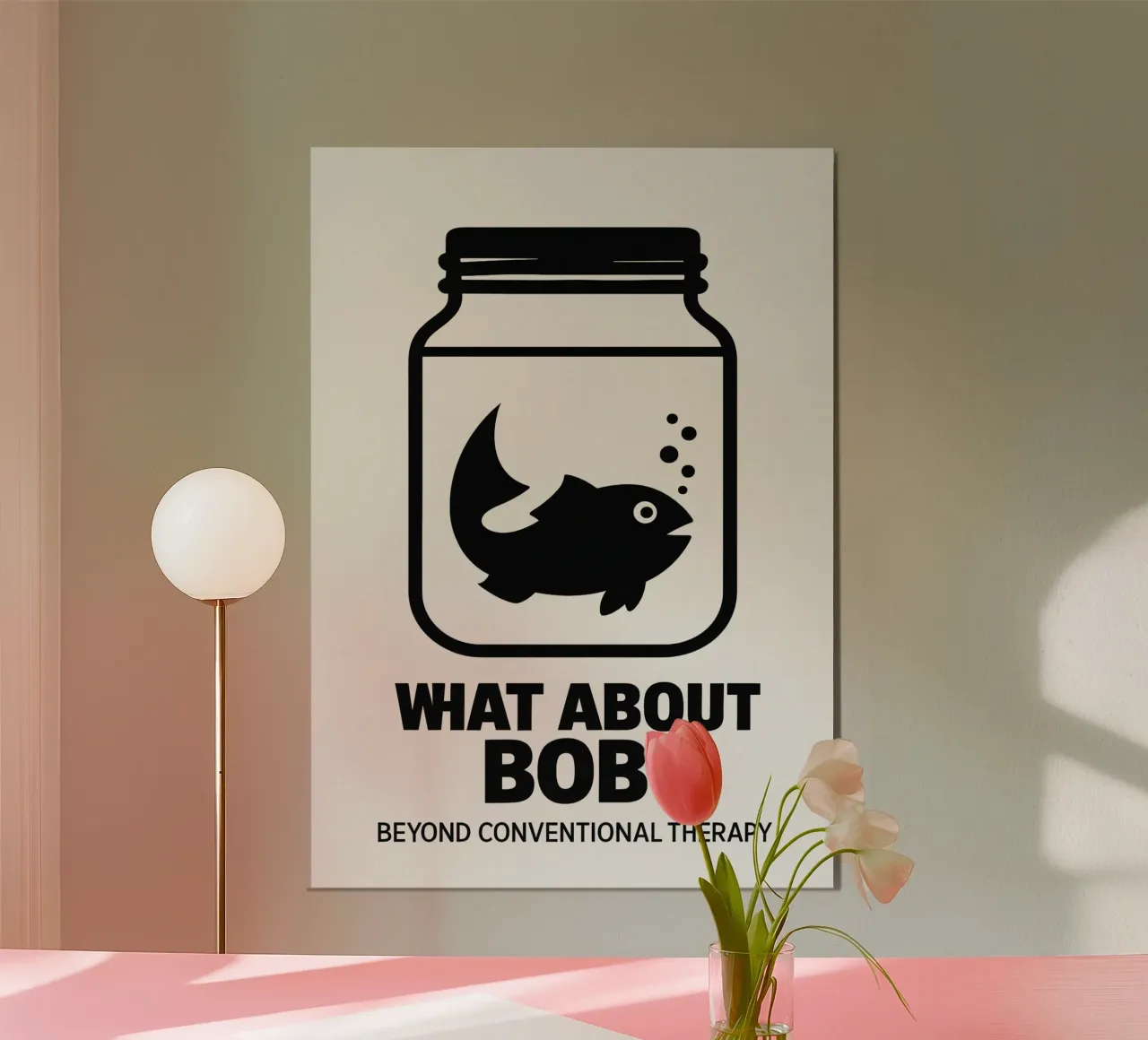 What About Bob Print Alu-Dibond von MoviesArt