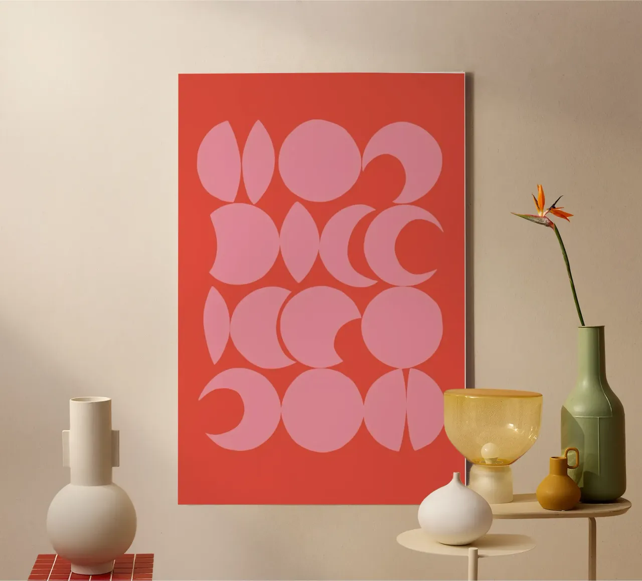 Moody Moons tela con Cornice a cassetta da Pure
