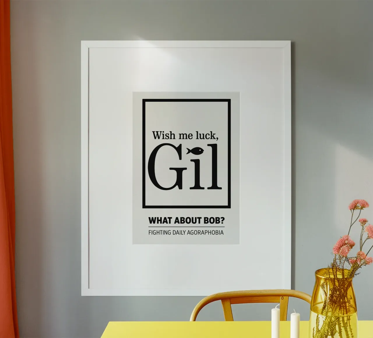 Wish me Luck poster con telaio in plastica da MoviesArt