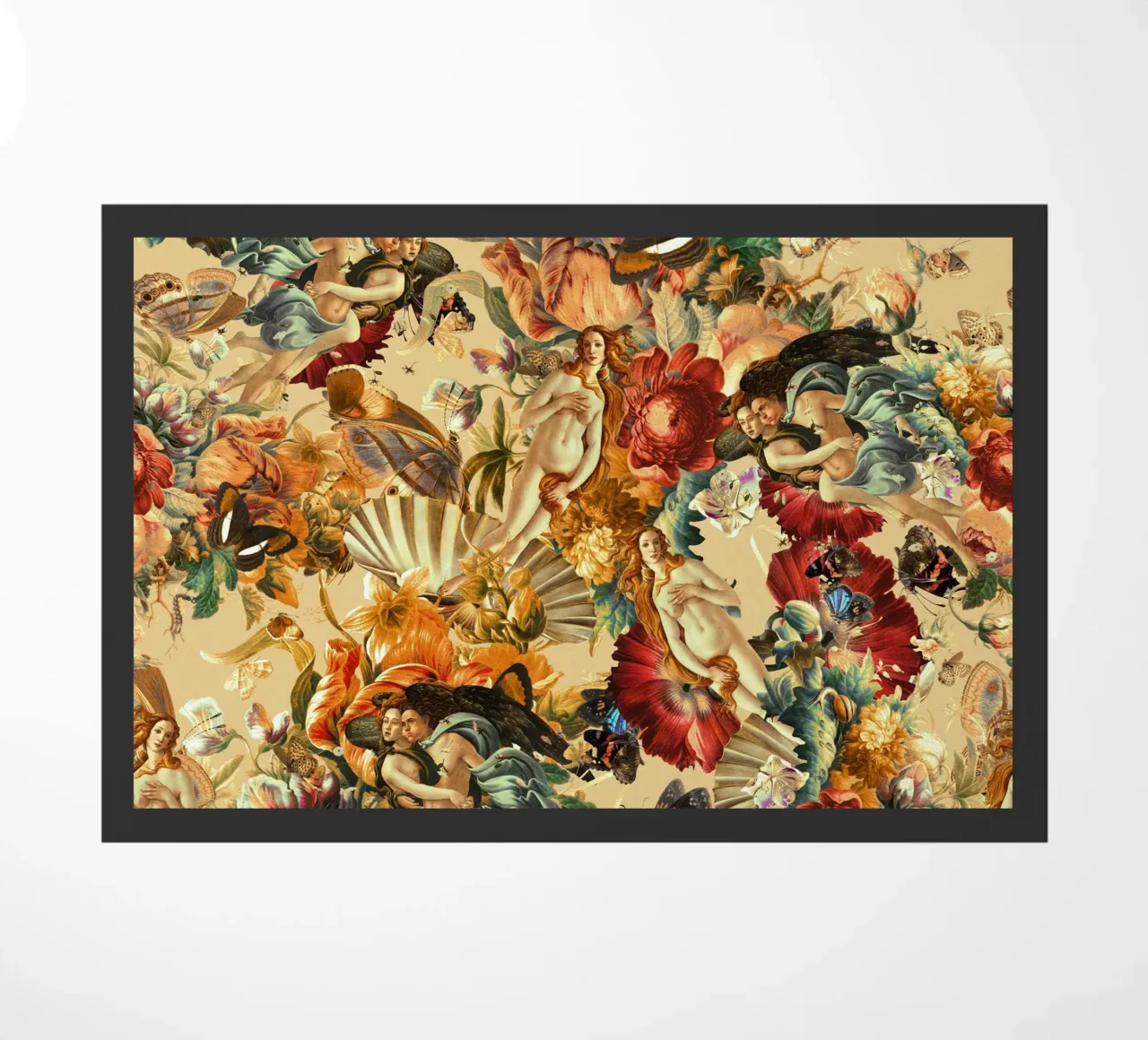 Venus and Floral Pattern zerbino da burcukorkmazyurek