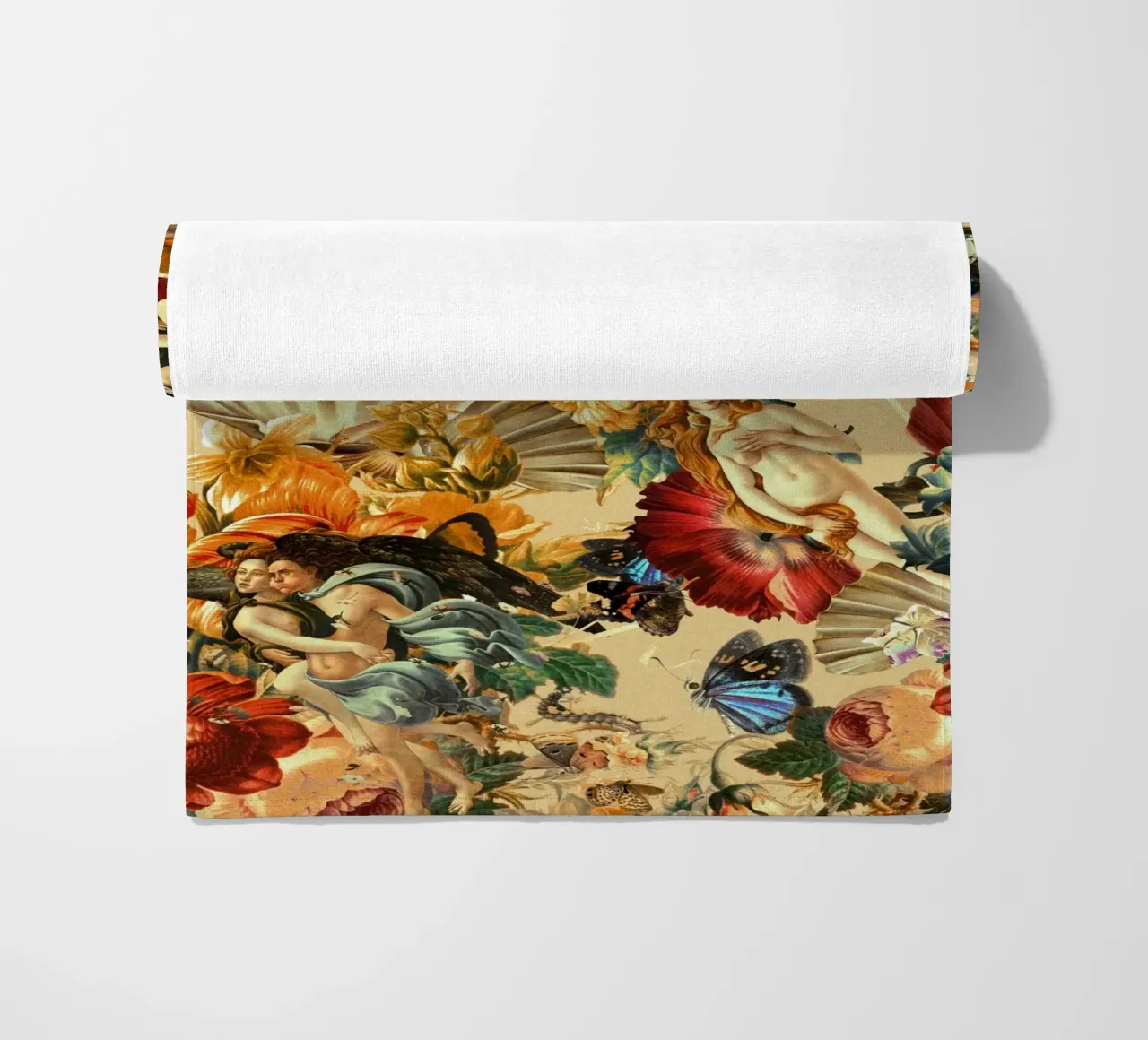 Venus and Floral Pattern telo mare da burcukorkmazyurek