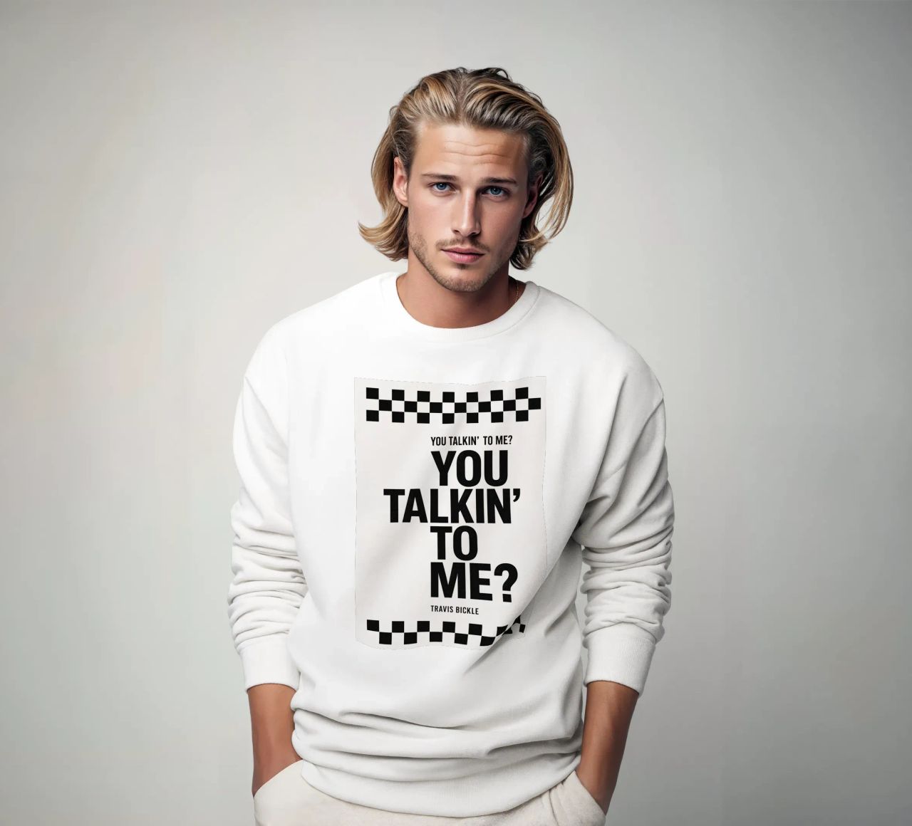 You Talkin' To Me Print felpa da MoviesArt