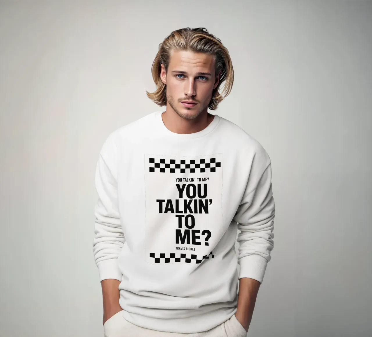 You Talkin' To Me Print felpa da MoviesArt