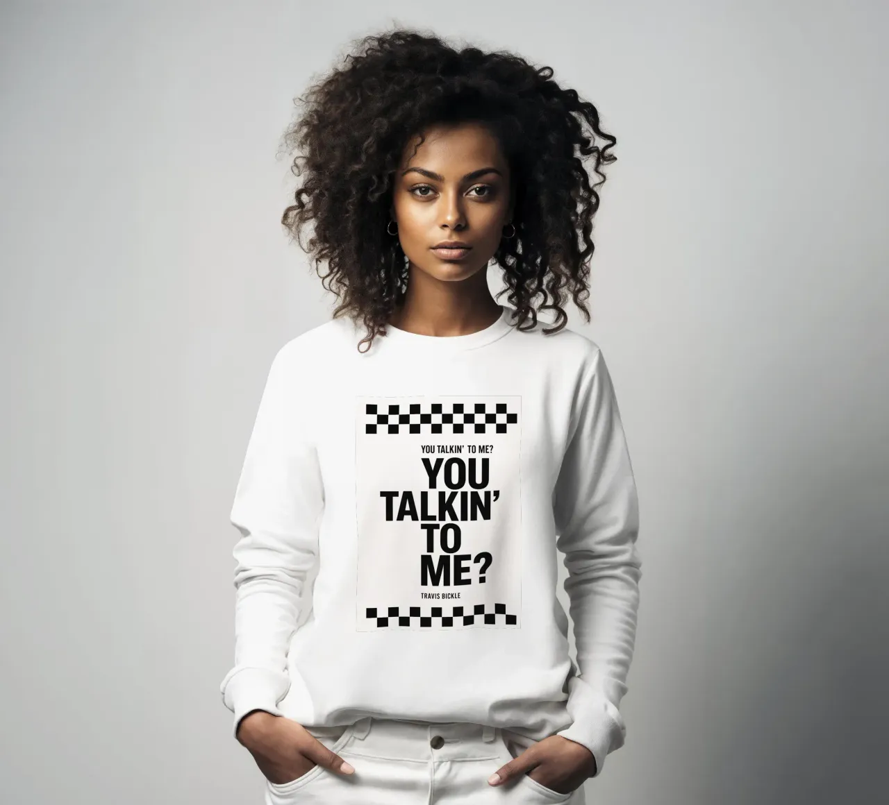 You Talkin' To Me Print felpa da MoviesArt