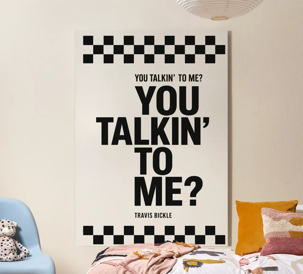 You Talkin' To Me Print Acryl-Glas von MoviesArt