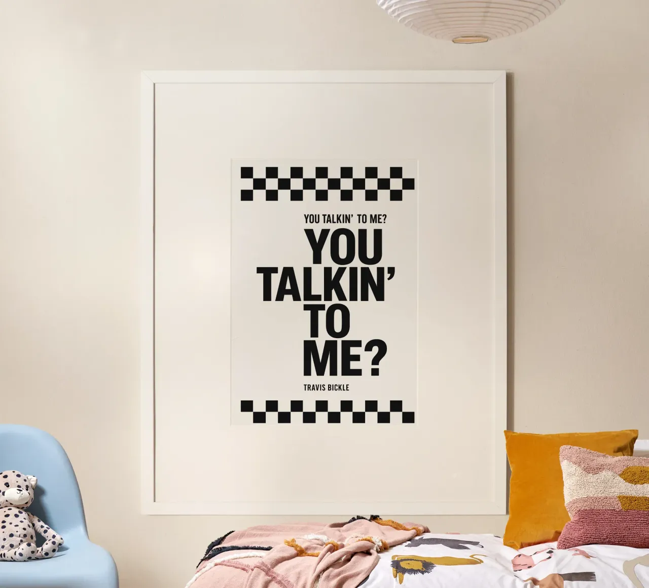 You Talkin' To Me Print carta hahnemühle da MoviesArt