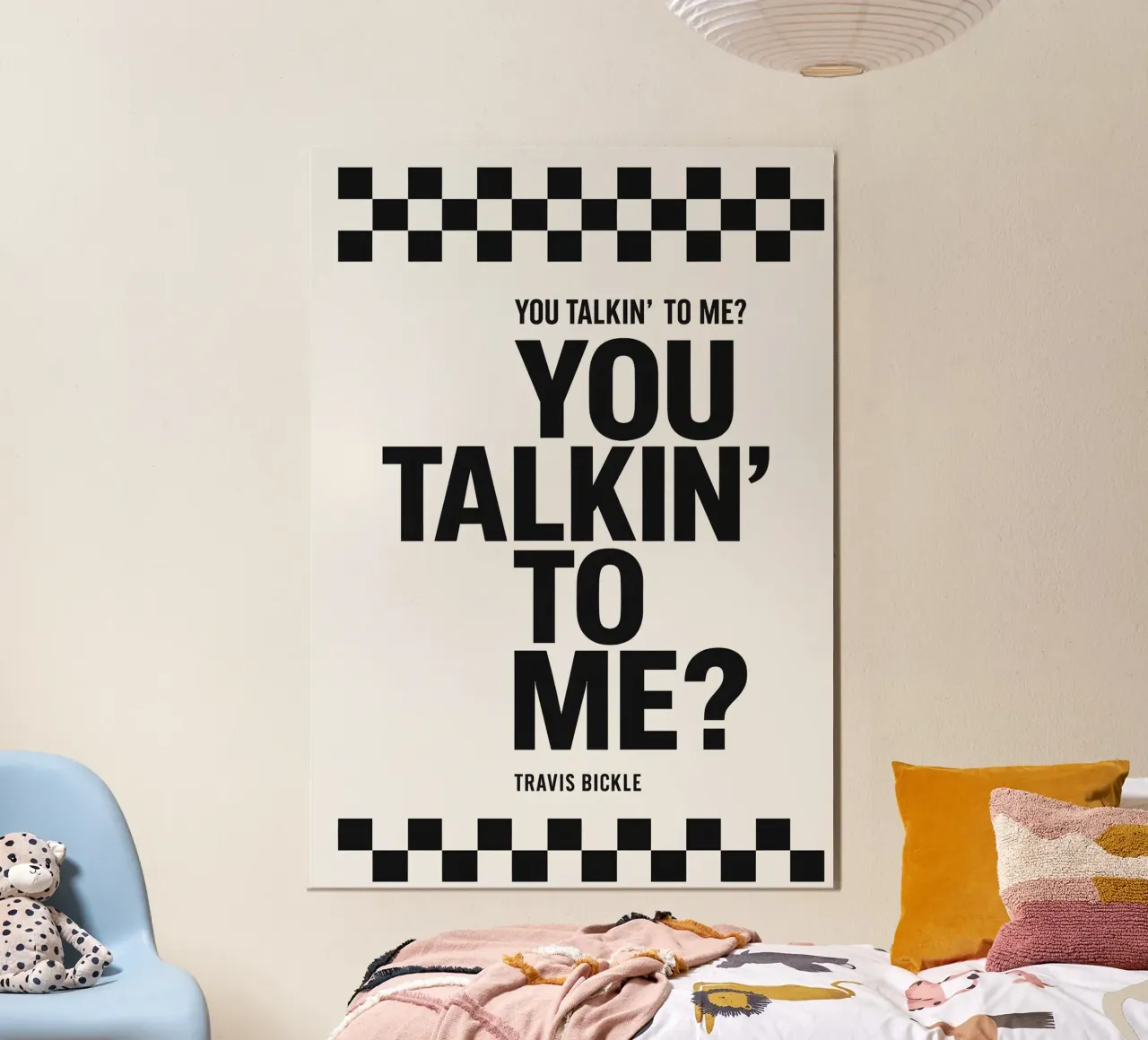 You Talkin' To Me Print carta hahnemühle da MoviesArt