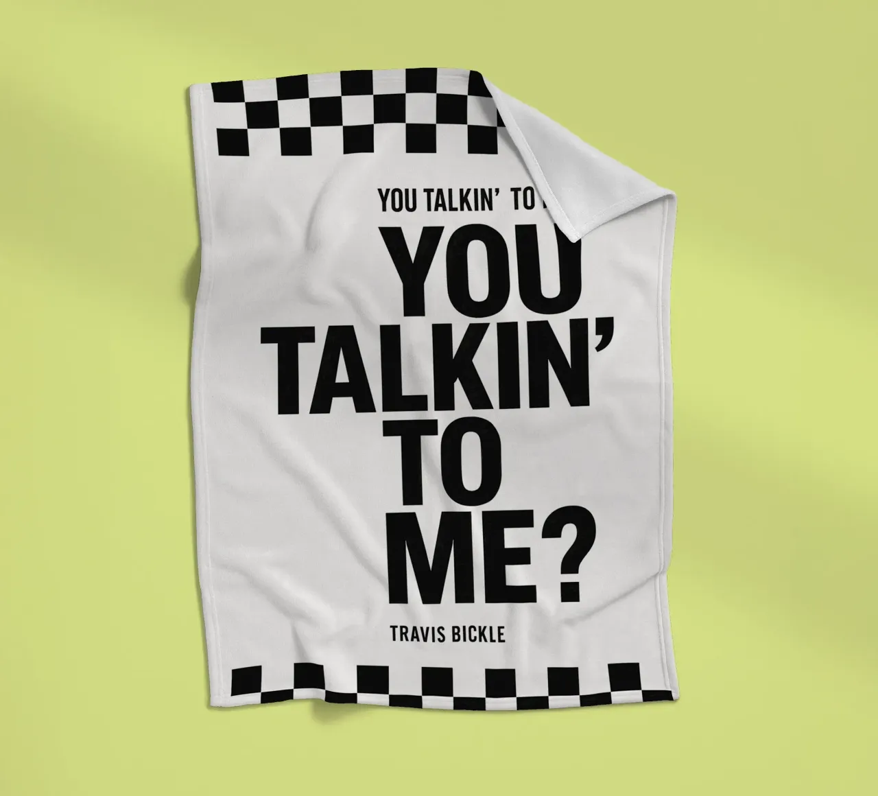 You Talkin' To Me Print coperta in pile da MoviesArt