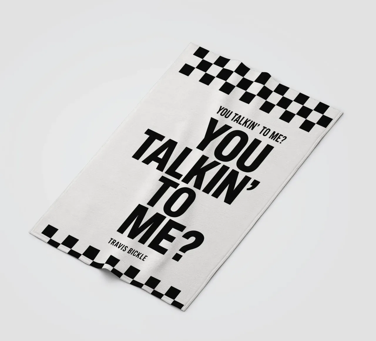 You Talkin' To Me Print coperta in pile da MoviesArt