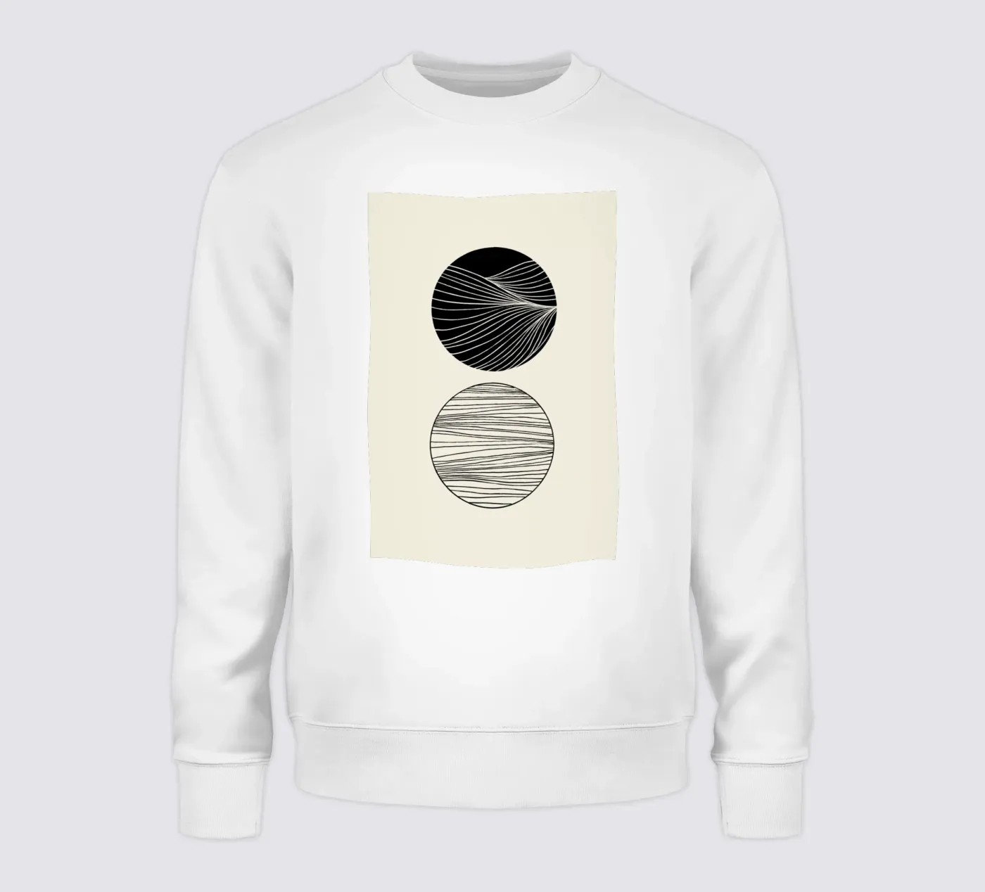 Two Spheres felpa da Graphite