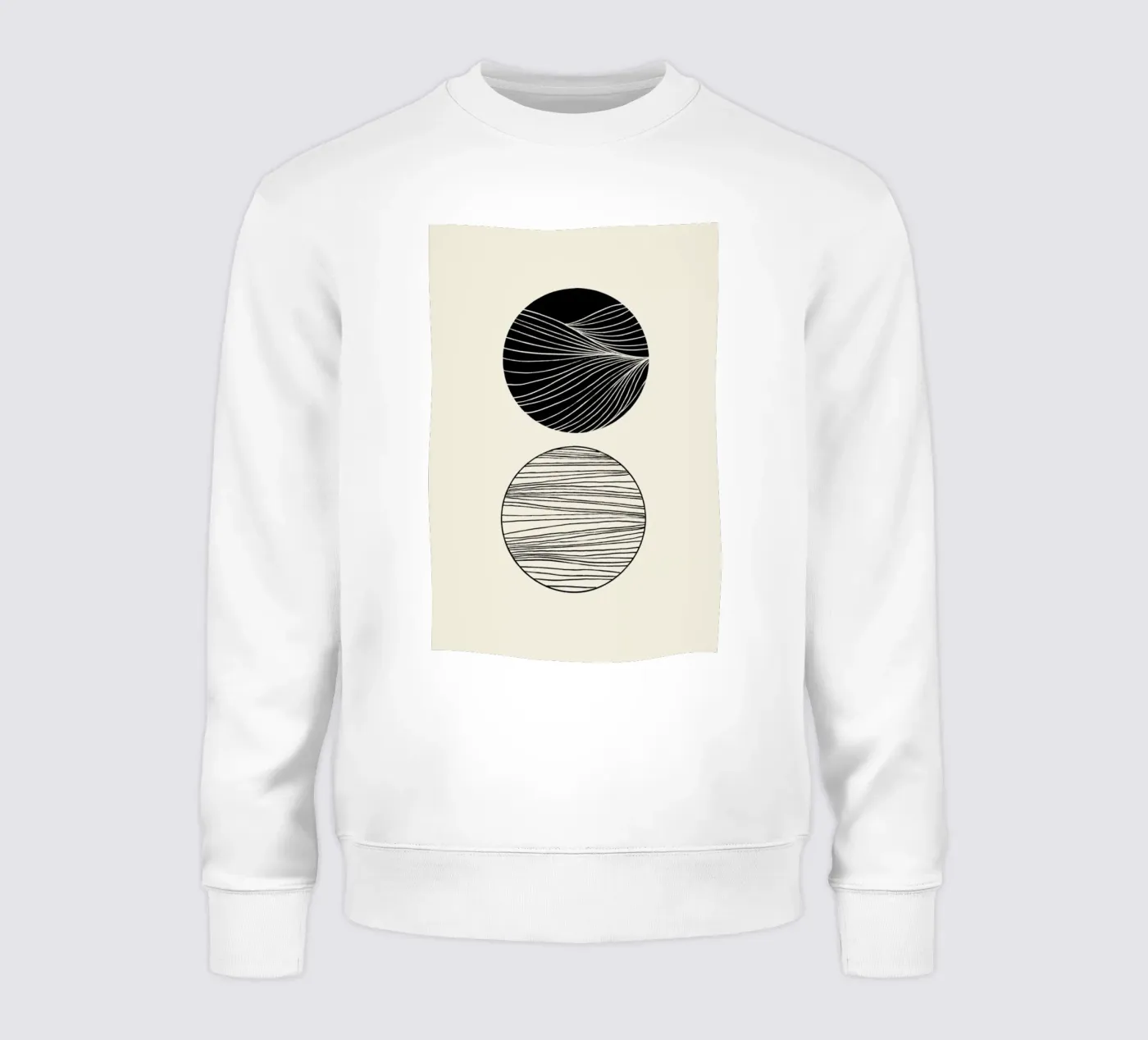 Two Spheres felpa da Graphite