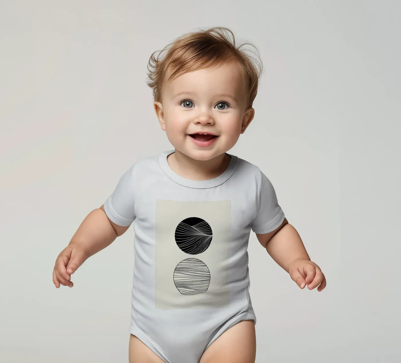 Two Spheres body bébé de Graphite