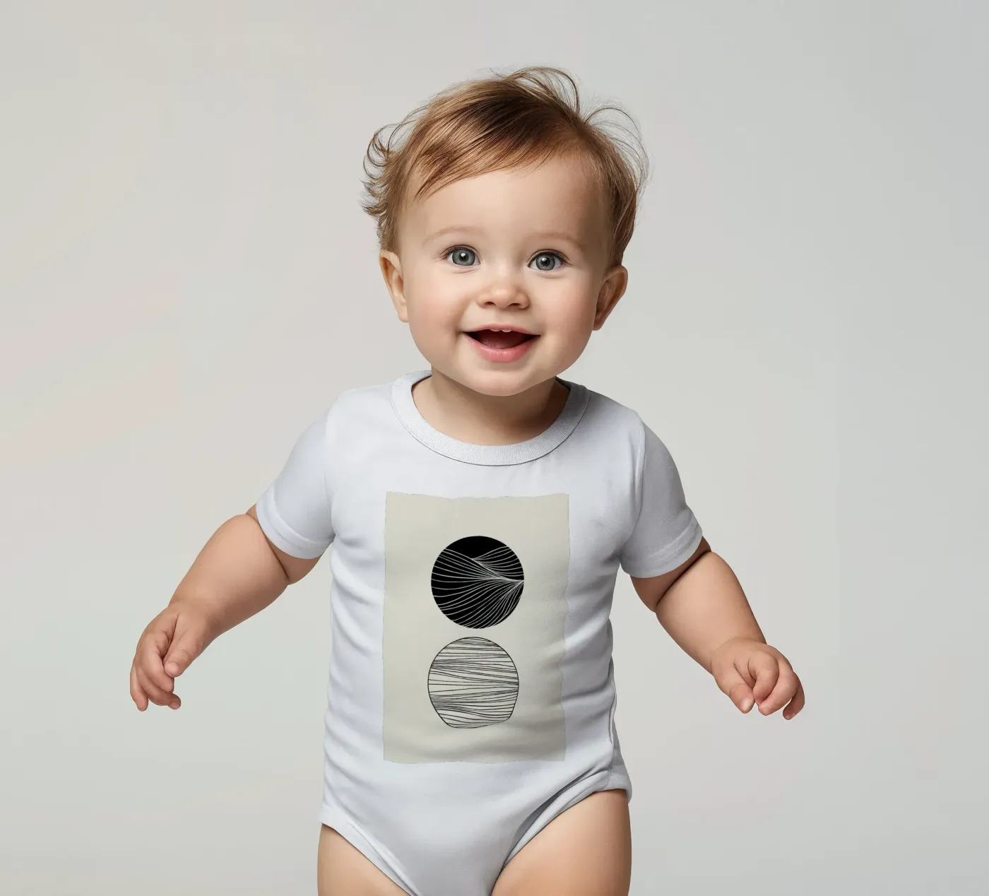 Two Spheres body bébé de Graphite