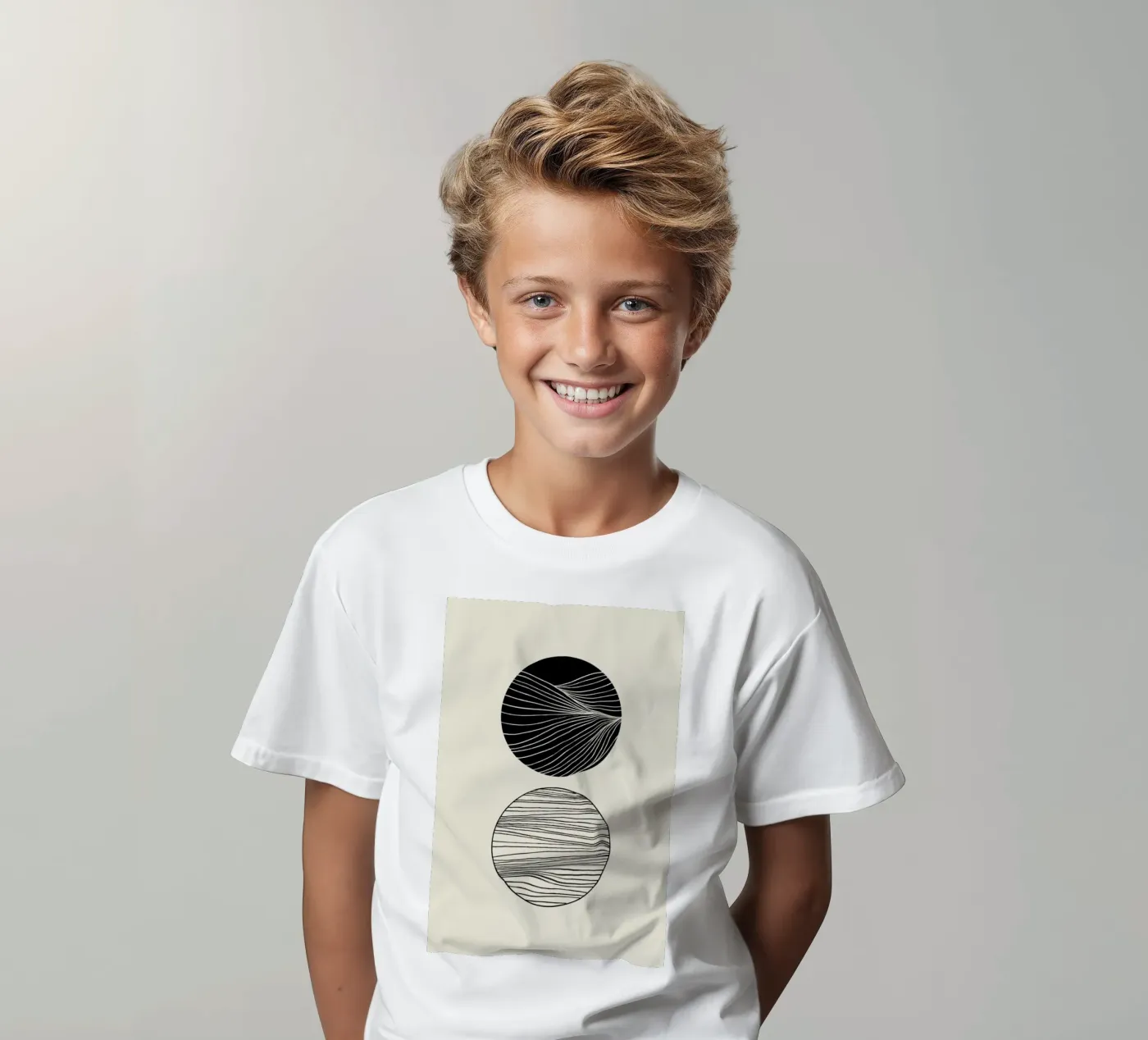Two Spheres t-shirt bambini da Graphite