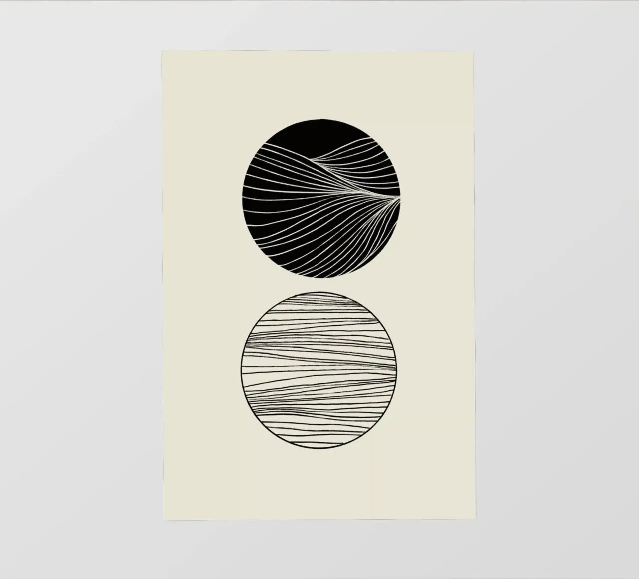 Two Spheres pellicola backlit da Graphite