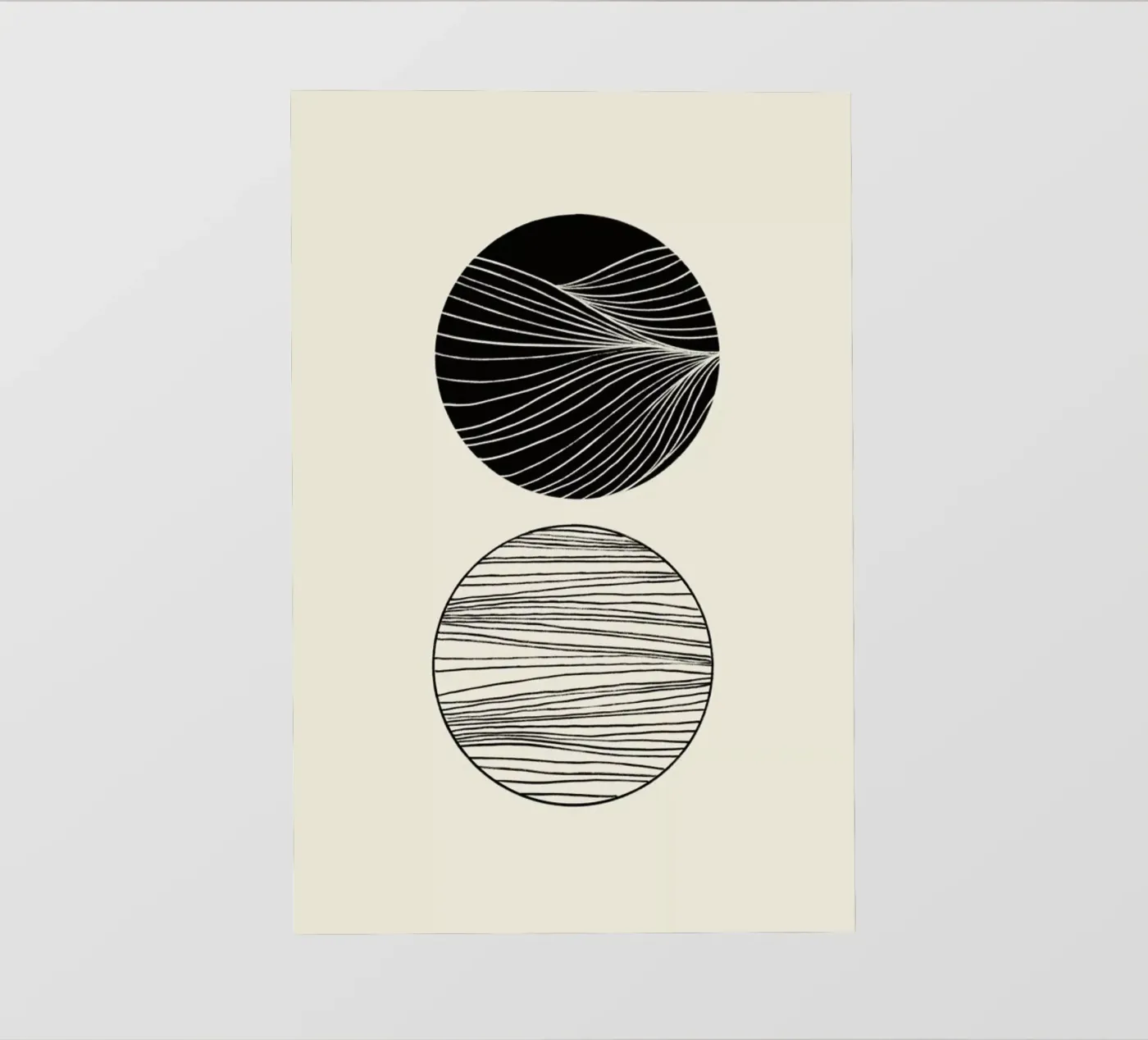 Two Spheres pellicola backlit da Graphite