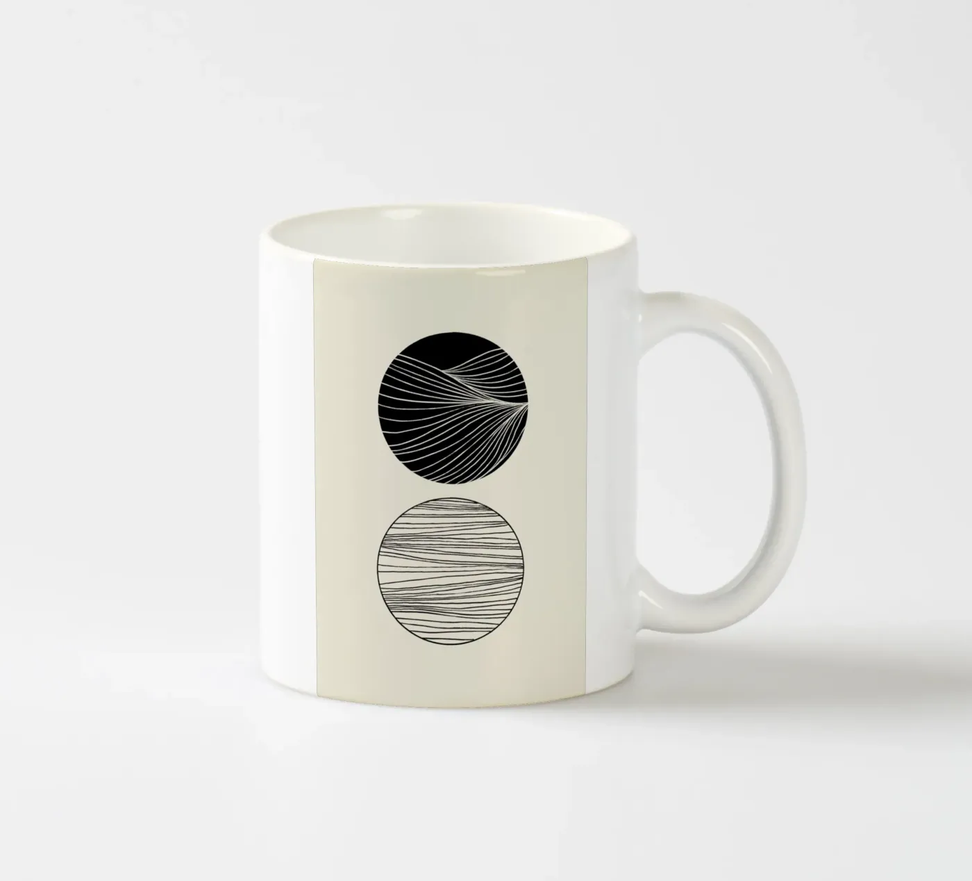 Two Spheres ceramic mug by Graphite