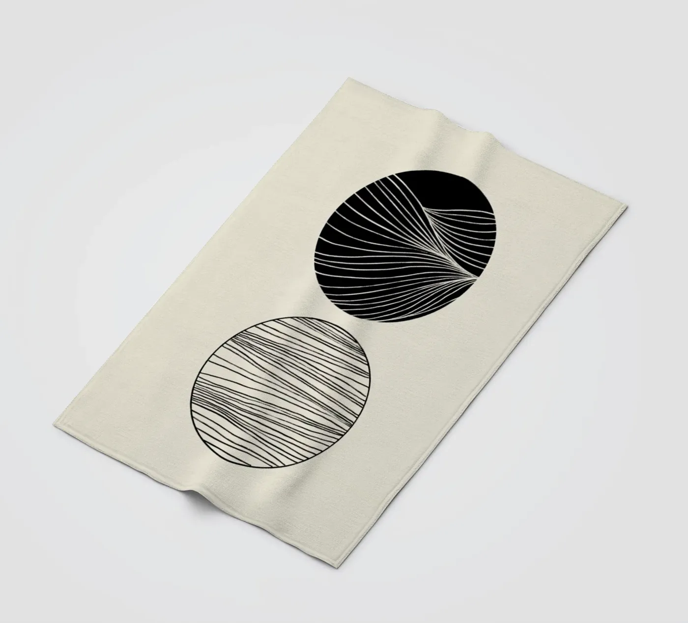 Two Spheres fleecedeken van Graphite