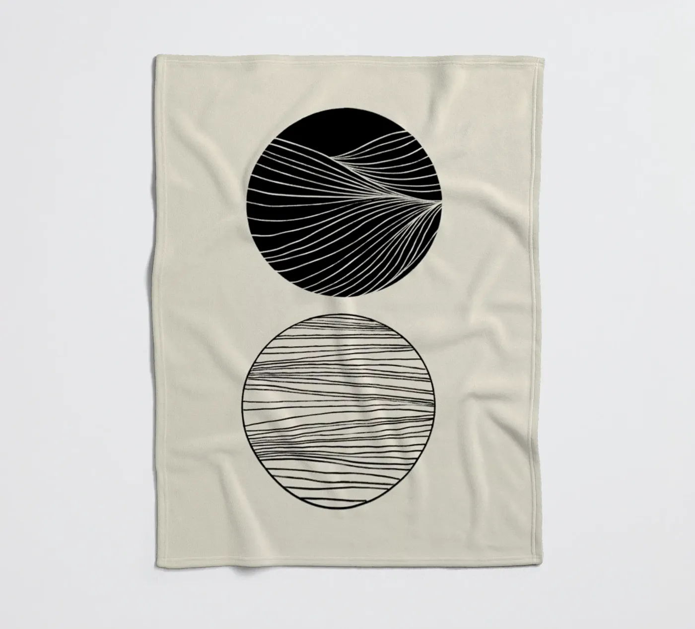 Two Spheres fleecedeken van Graphite