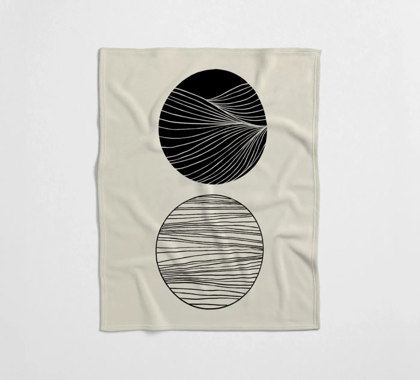 Two Spheres fleecedeken van Graphite