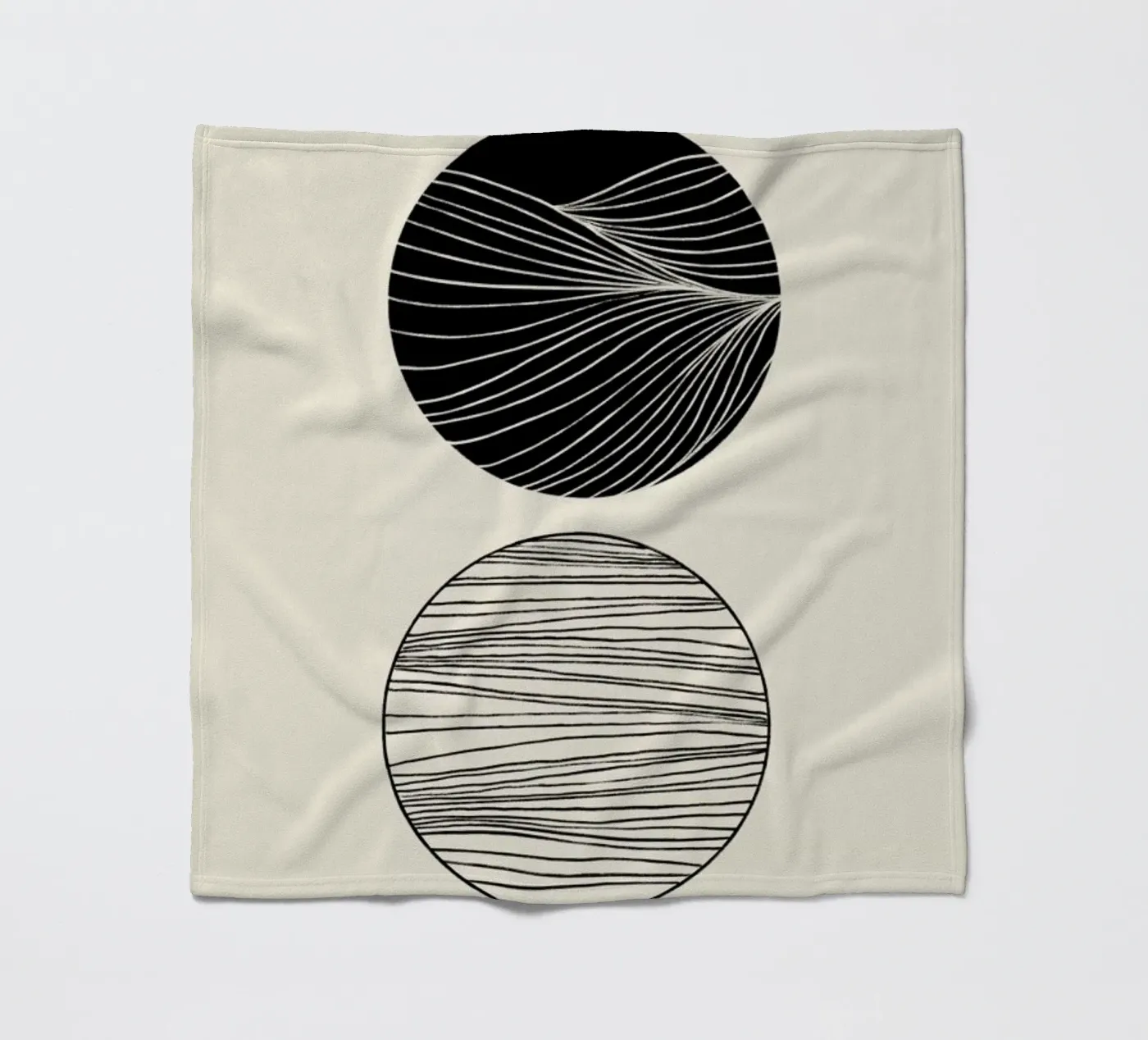 Two Spheres fleecedeken van Graphite