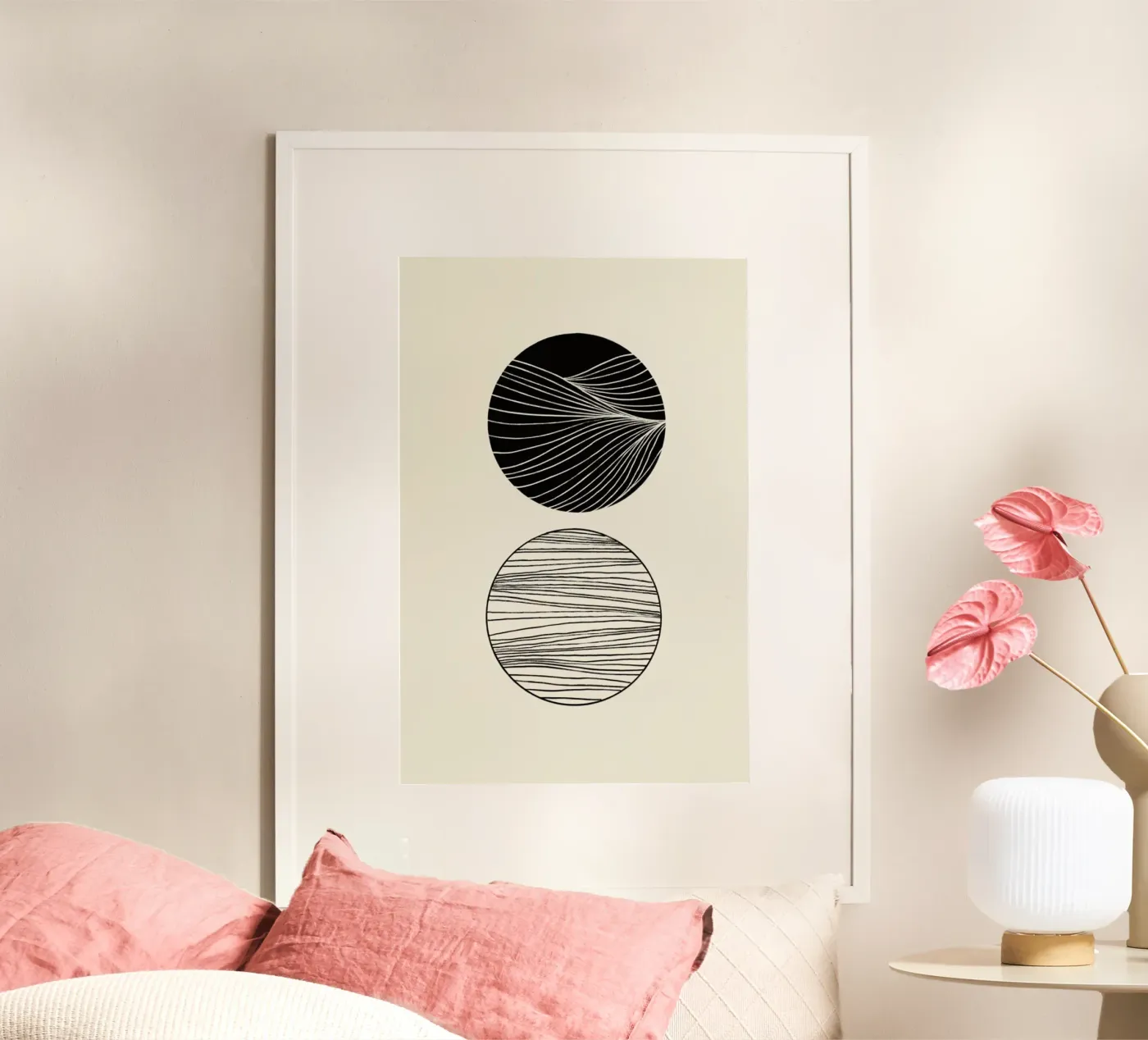 Two Spheres poster by Graphite
