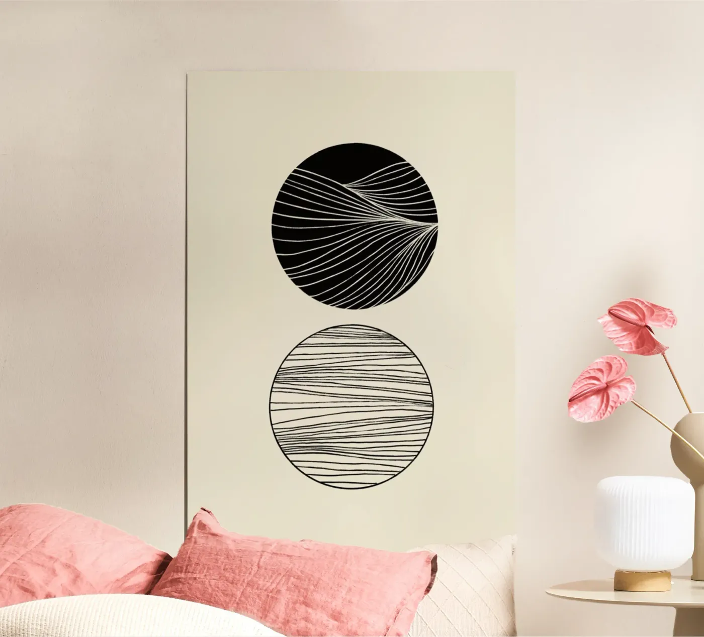 Two Spheres poster by Graphite
