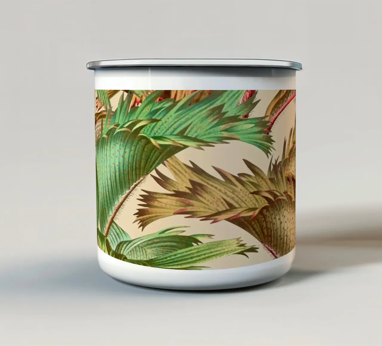 TROPICAL FOREST tazza in smalto da burcukorkmazyurek