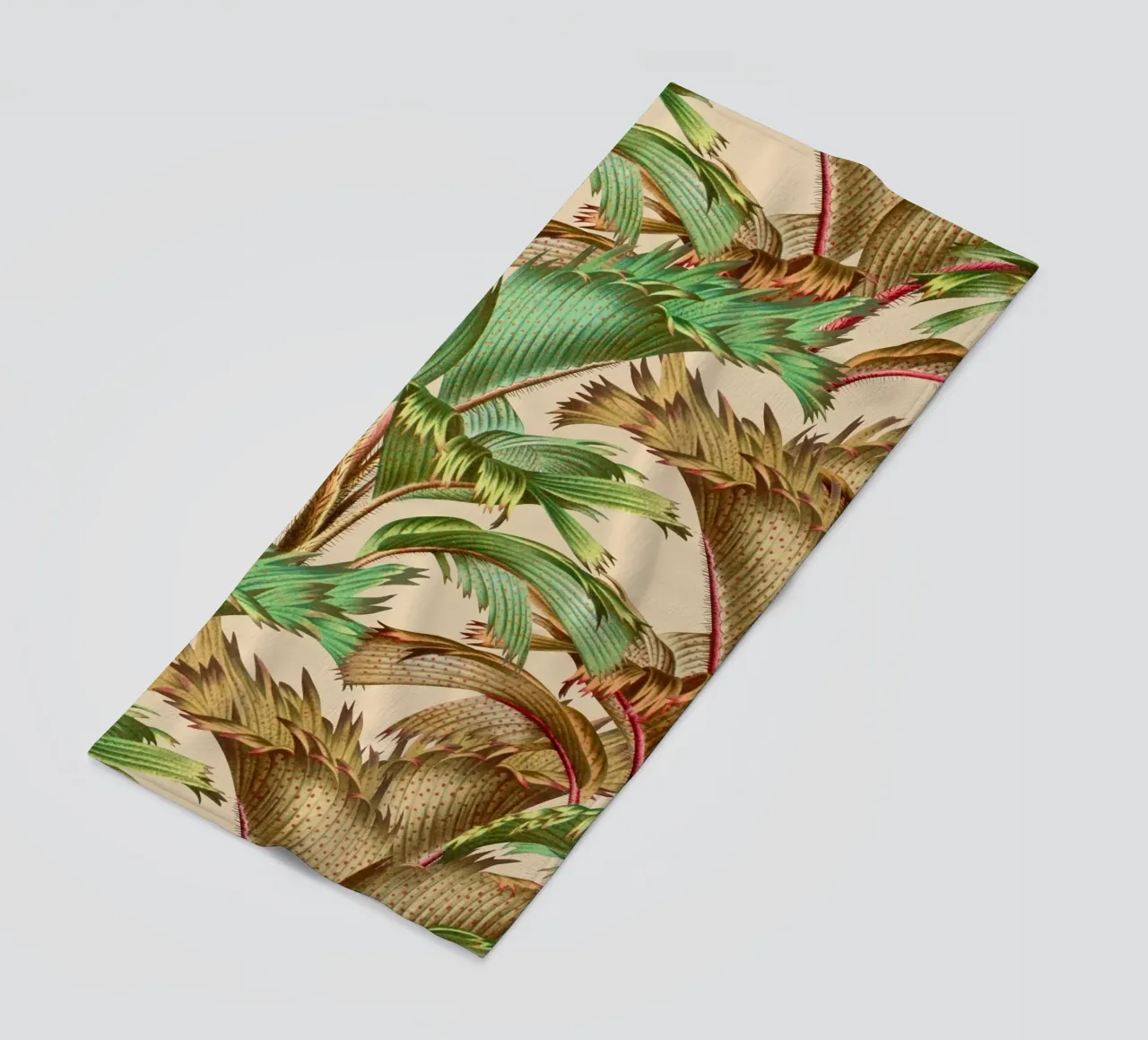 TROPICAL FOREST beach towel by burcukorkmazyurek