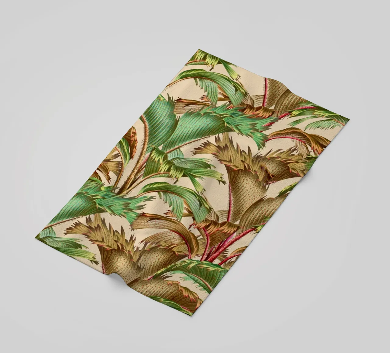 TROPICAL FOREST beach towel by burcukorkmazyurek