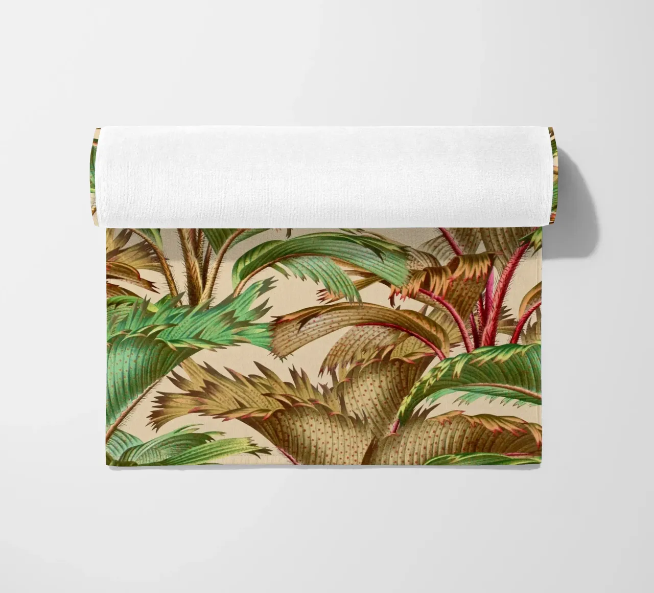 TROPICAL FOREST beach towel by burcukorkmazyurek