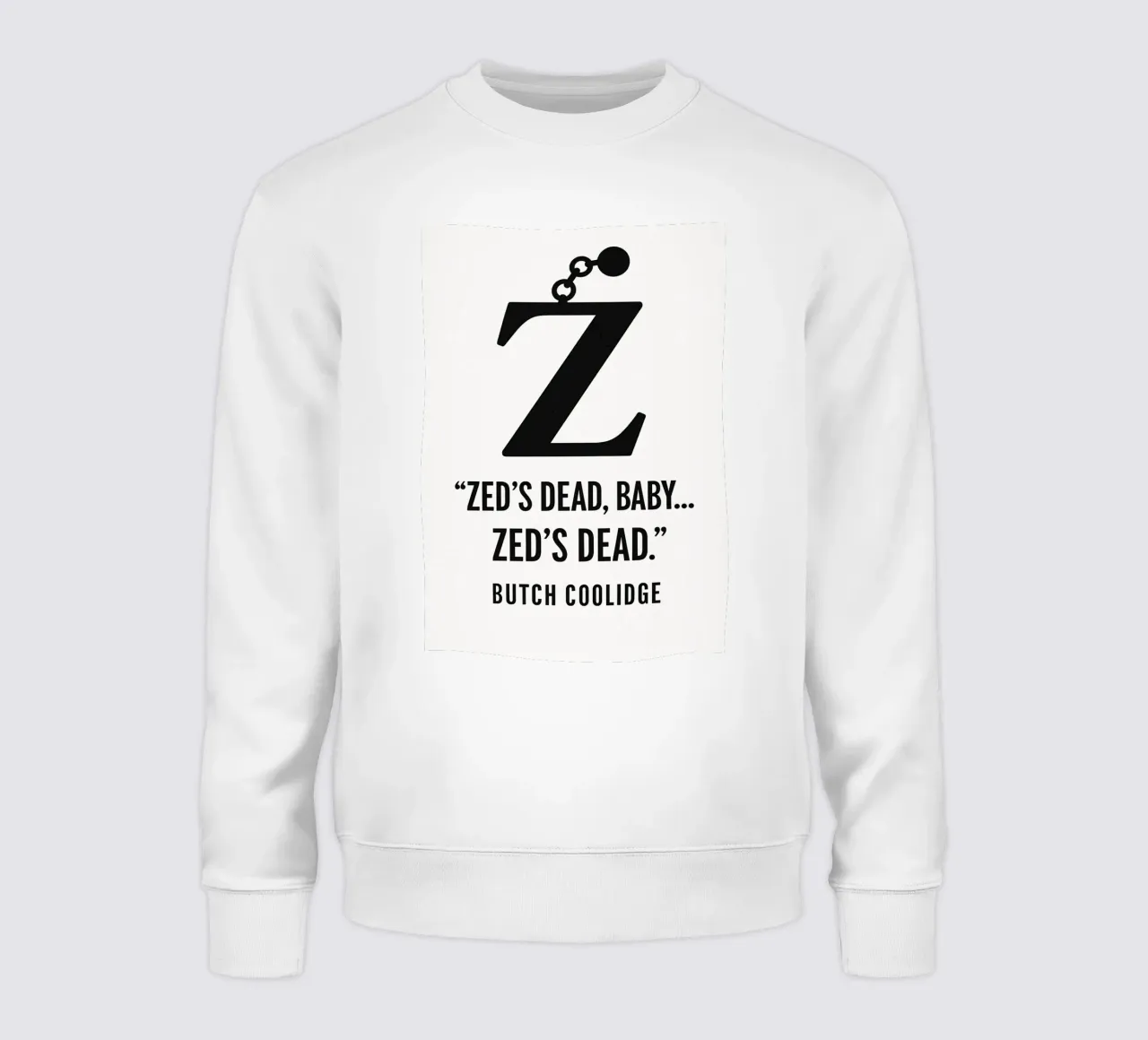 Zed Print sweatshirt van MoviesArt