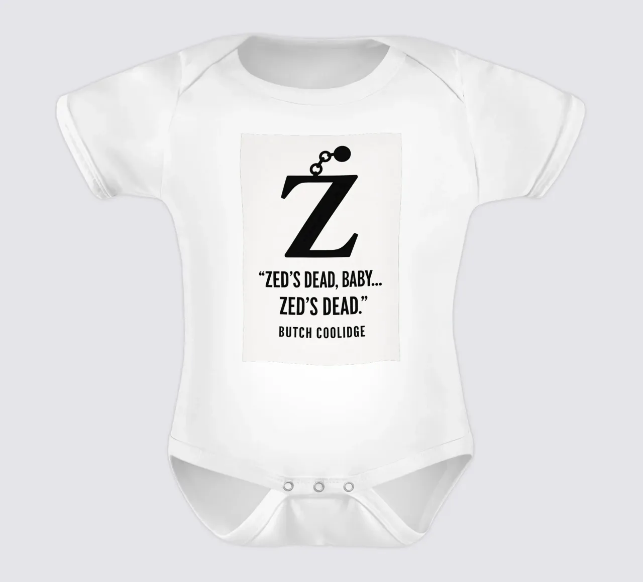 Zed Print body neonato maniche corte da MoviesArt