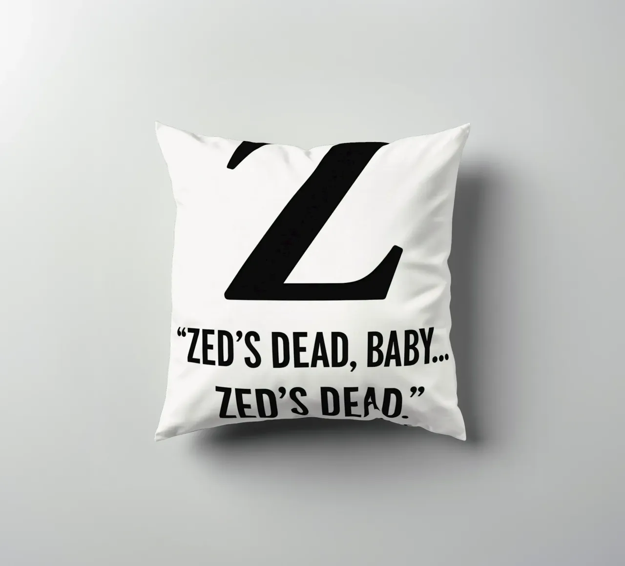 Zed Print cuscino da MoviesArt