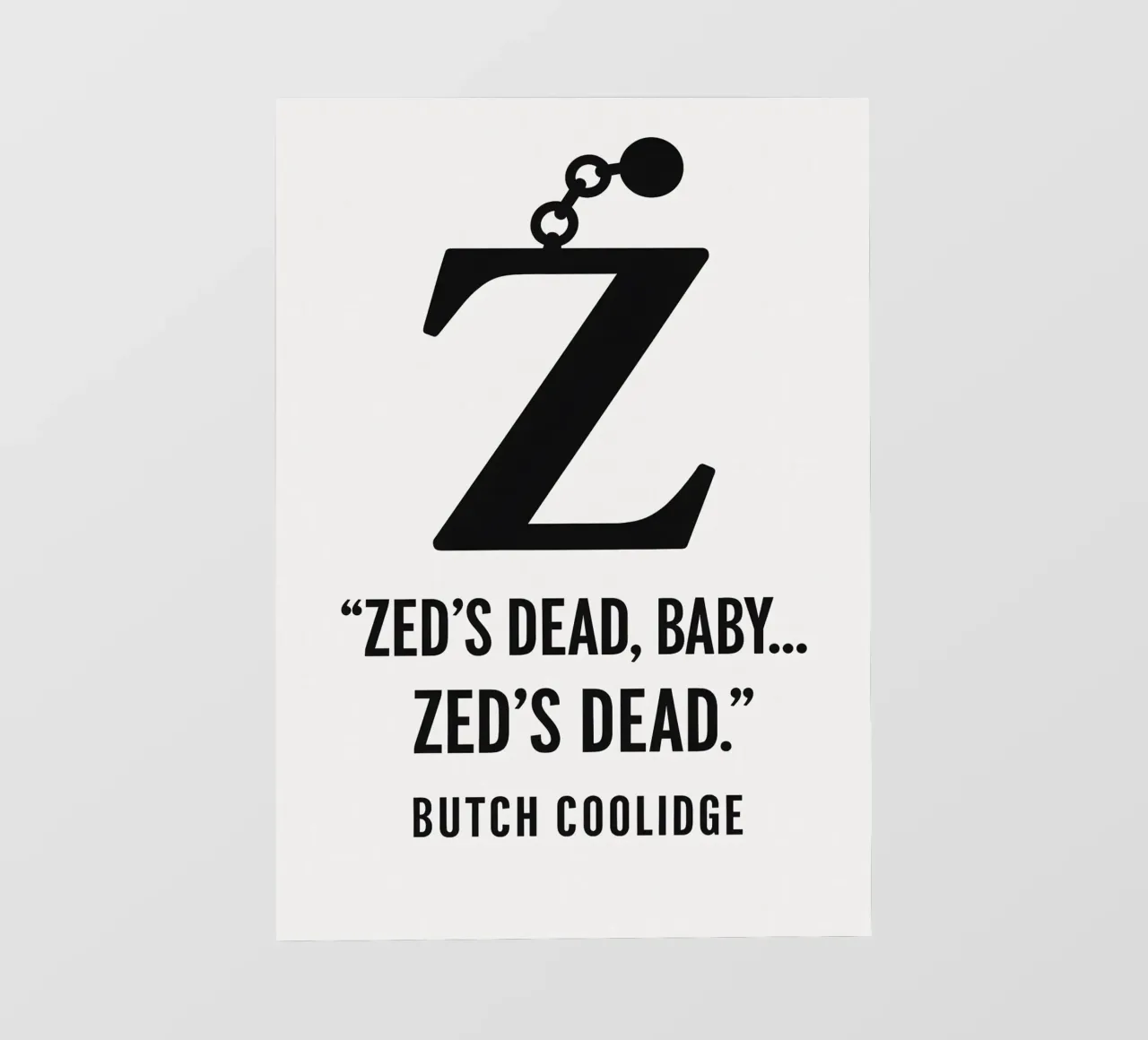 Zed Print telo in pvc da MoviesArt