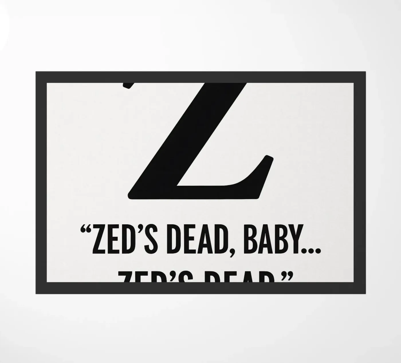 Zed Print zerbino da MoviesArt