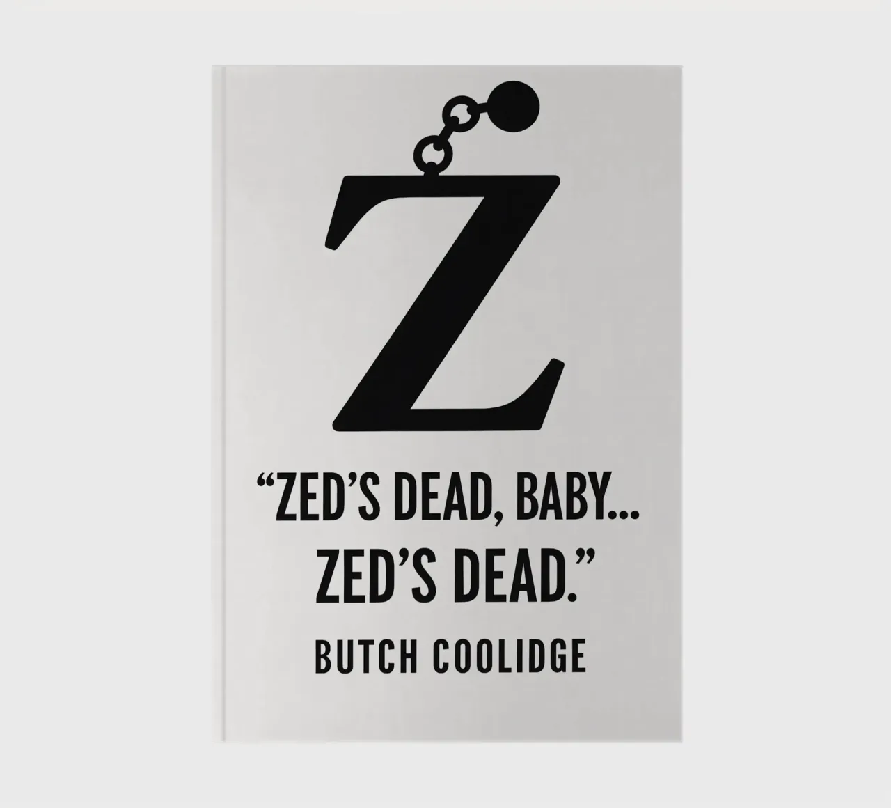 Zed Print notebook by MoviesArt