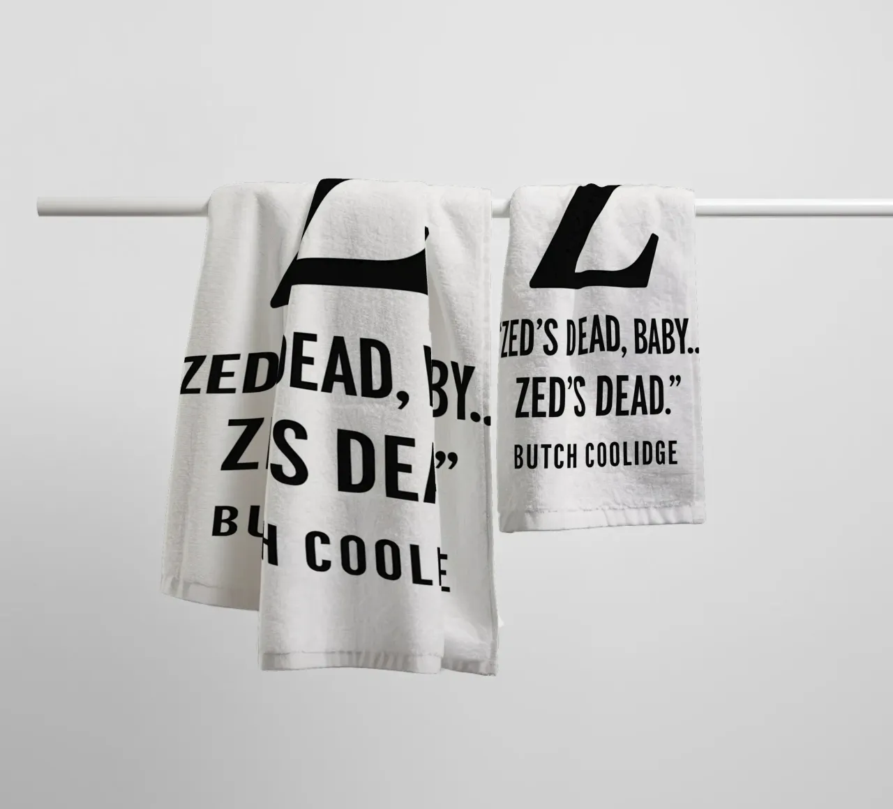 Zed Print towel by MoviesArt