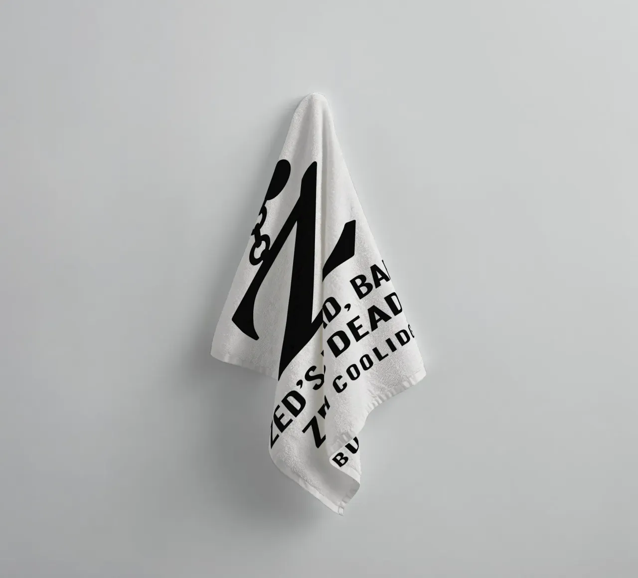 Zed Print towel by MoviesArt