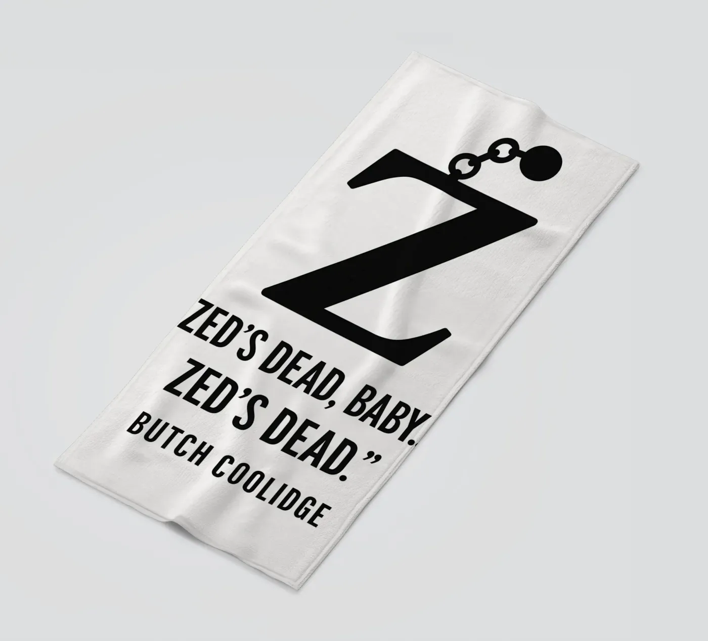 Zed Print Strandtuch von MoviesArt