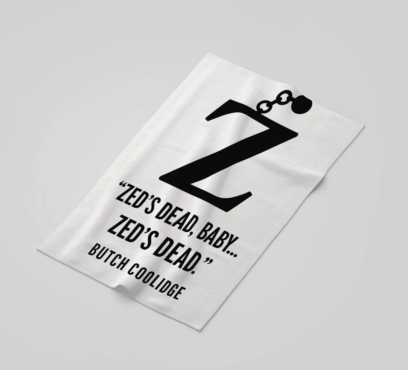 Zed Print Strandtuch von MoviesArt