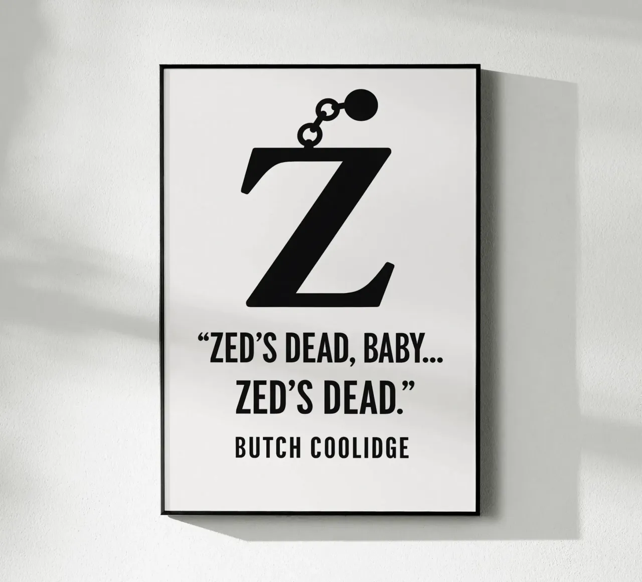 Zed Print acrylic glass by MoviesArt