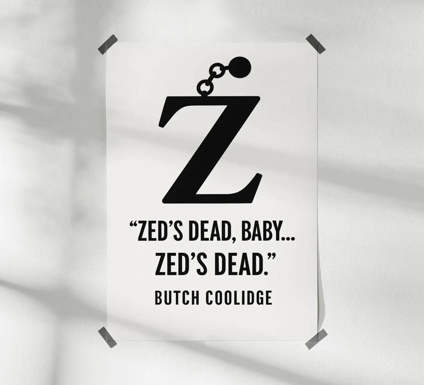 Zed Print poster da MoviesArt