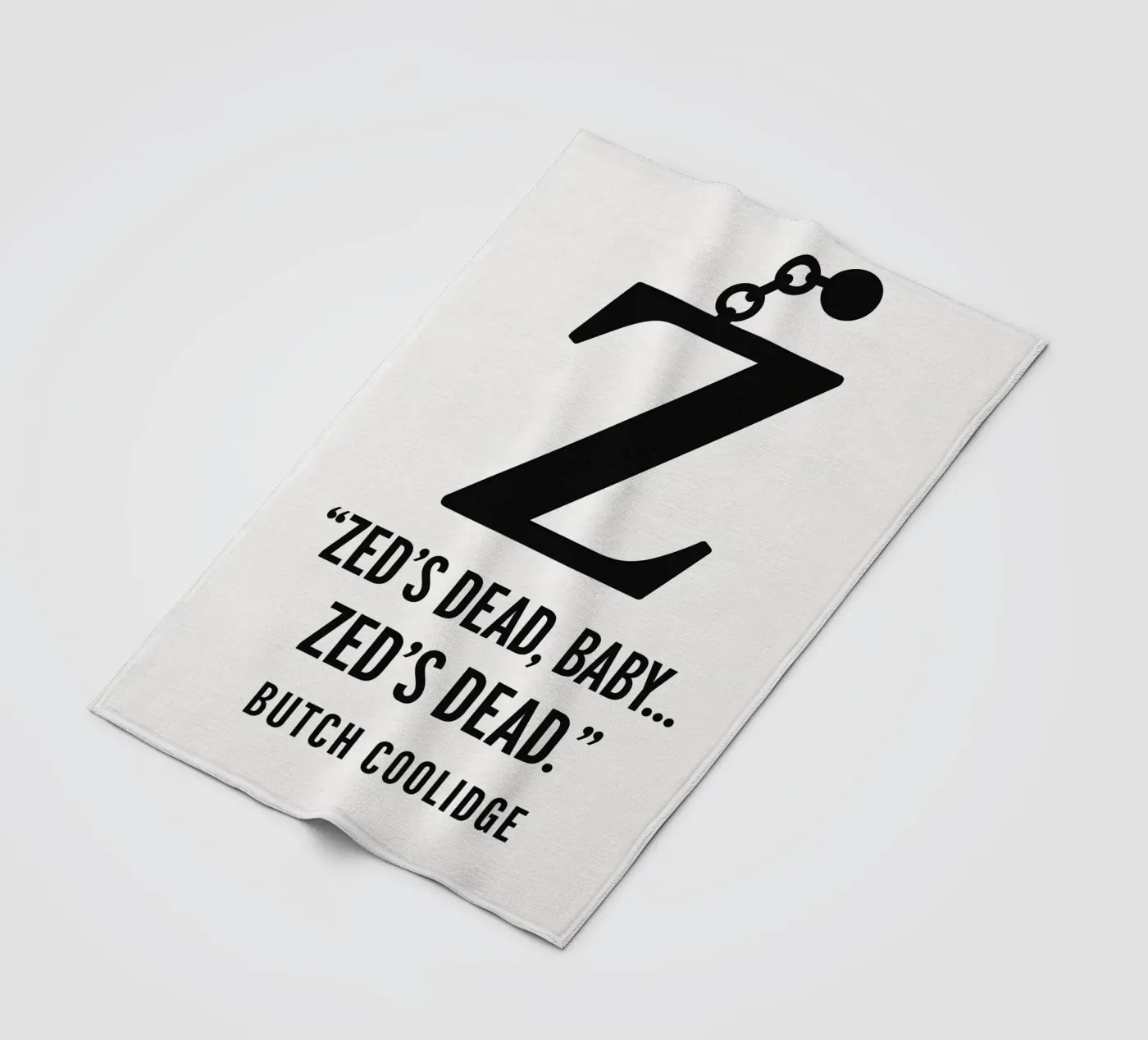 Zed Print fleecedeken van MoviesArt