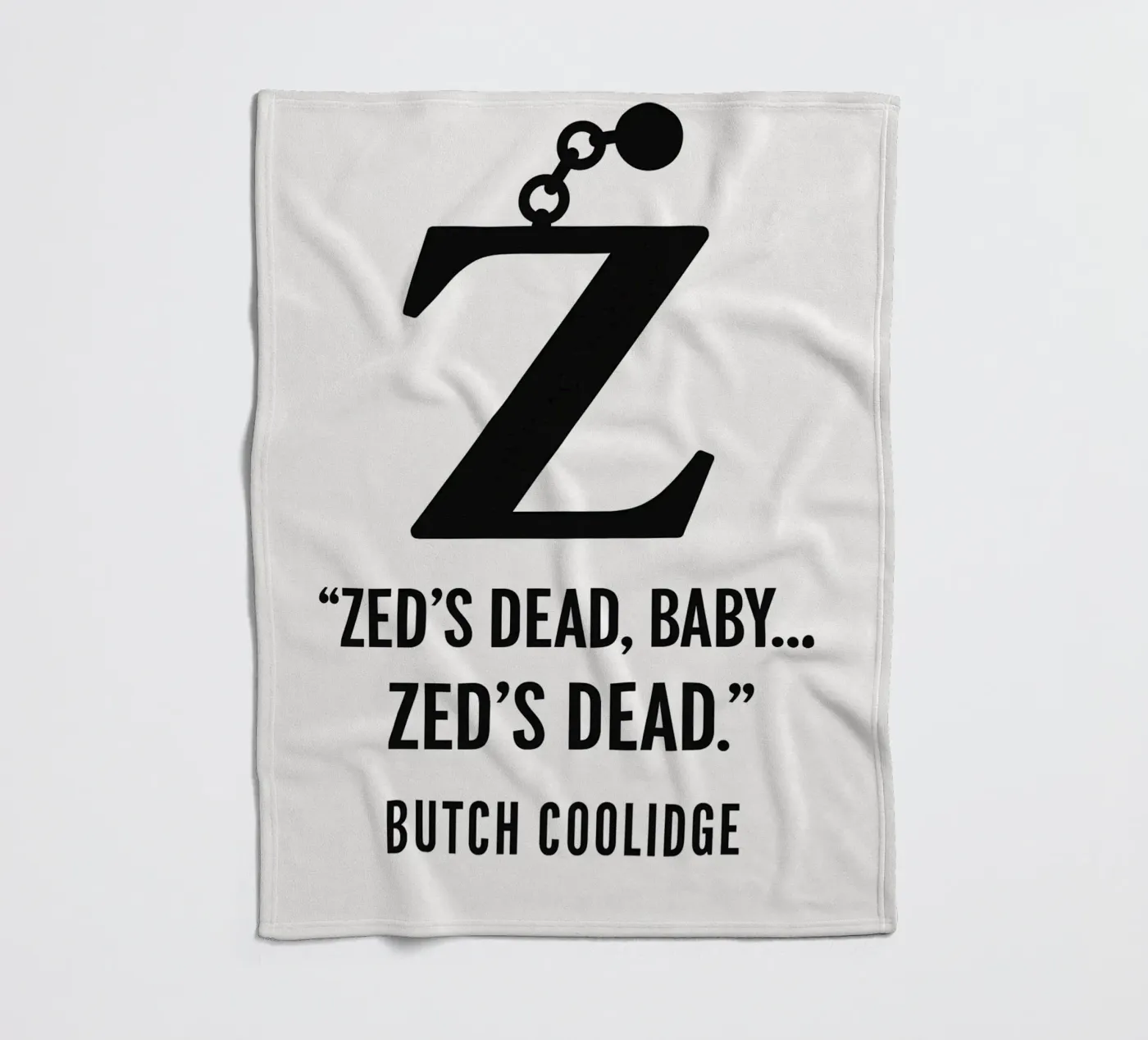 Zed Print fleecedeken van MoviesArt