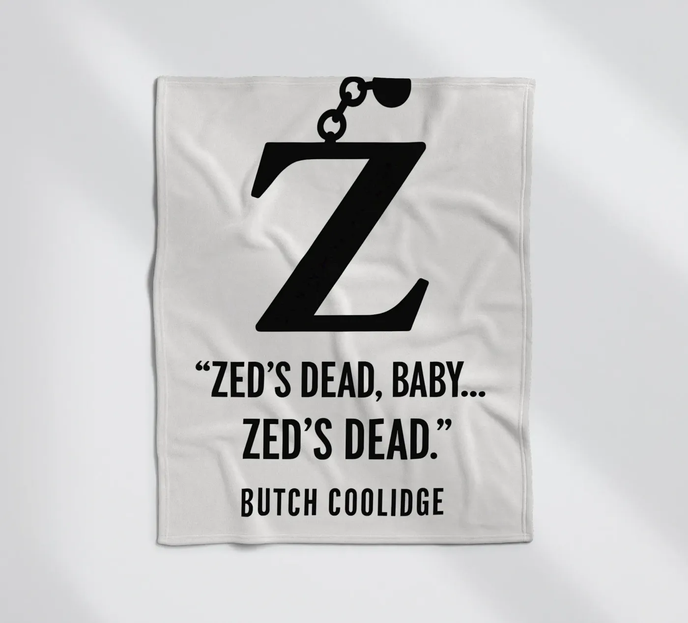 Zed Print fleecedeken van MoviesArt